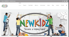 Desktop Screenshot of newkidz.org.za